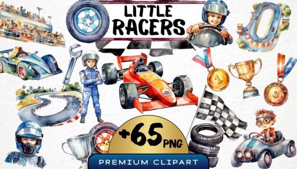 Download Racing Nursery Clipart Bundle - Premium Resources