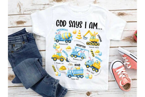 Download God Says I Am Construction Easter PNG - Easter png Collection