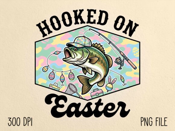 Download Hooked on Easter Fishing Easter PNG - Easter png Collection
