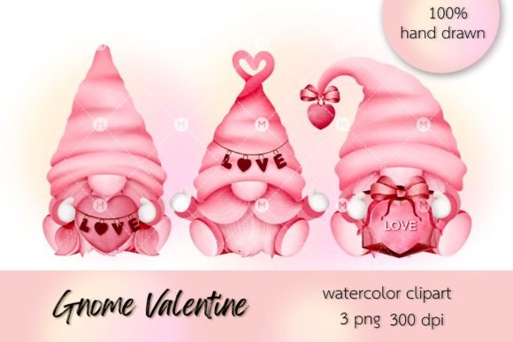 Download Valentine Gnome Clipart - Valentine gnome Collection
