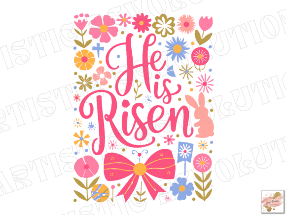 Download He is Risen Jesus Png Retro Easter Png - Easter png Collection